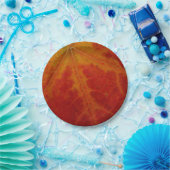 Abstrakte Herbstfotografie aus dem Ahornleaf Pappteller (Party)