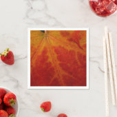 Abstrakte Herbstfotografie aus dem Ahornleaf Serviette (Beispiel)