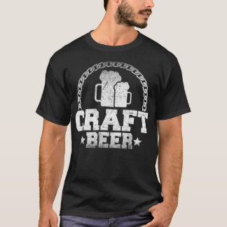 Abstrakte Herstellung fröhlicher Bierkunst - T-Shirt