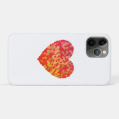 Abstrakte Herz-Konfetti-Kunst Case-Mate iPhone Hülle (Rückseite (Horizontal))