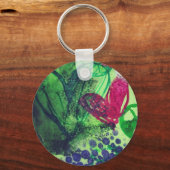 Abstrakte Herzen Schlüsselanhänger (Vorderseite)