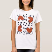 Abstrakte Herzen T-Shirt (Vorderseite)