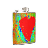 abstrakte Herzflasche Flachmann (Rechts)