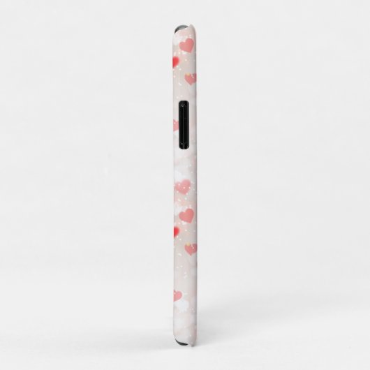 Abstrakte Herzmuster Case-Mate iPhone Hülle (Hinten/Rechts)