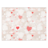 Abstrakte Herzmuster Tischdecke (Vorderseite (Horizontal))