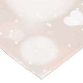 Abstrakte Herzmuster Tischdecke (Schrägansicht)