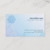 Abstrakte hexagonale visitenkarte (Rückseite)