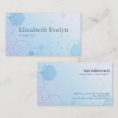 Abstrakte hexagonale visitenkarte (Vorne/Hinten)