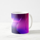 Abstrakte Hexagonalform-Background-Abstract, Art, Kaffeetasse (VorderseiteRechts)