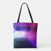 Abstrakte Hexagonalform-Background-Abstract, Art, Tasche (Rückseite)