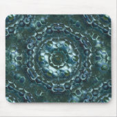 Abstrakte Hexagonen in der Farblichtstärke dunkler Mousepad (Vorne)