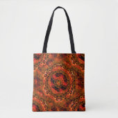 Abstrakte Hexagons und Würfel in farbigen Memberro Tasche (Vorderseite)