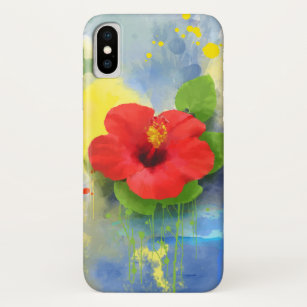 Abstrakte Hibiskus-Blume cool Case-Mate iPhone Hülle