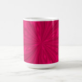 Abstrakte Himbeere Himbeere Pink Kaffee Tasse (Mittel)