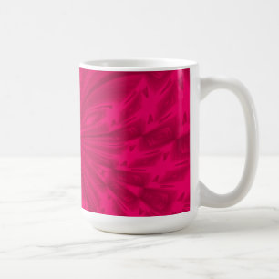 Abstrakte Himbeere Himbeere Pink Kaffee Tasse