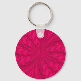 Abstrakte Himbeere Himbeere Rosa Schlüsselanhänger