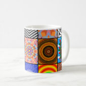 abstrakte Hintergrundabstrakte, schöne Farbe Kaffeetasse (VorderseiteRechts)