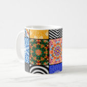 abstrakte Hintergrundabstrakte, schöne Farbe Kaffeetasse (Vorderseite Links)