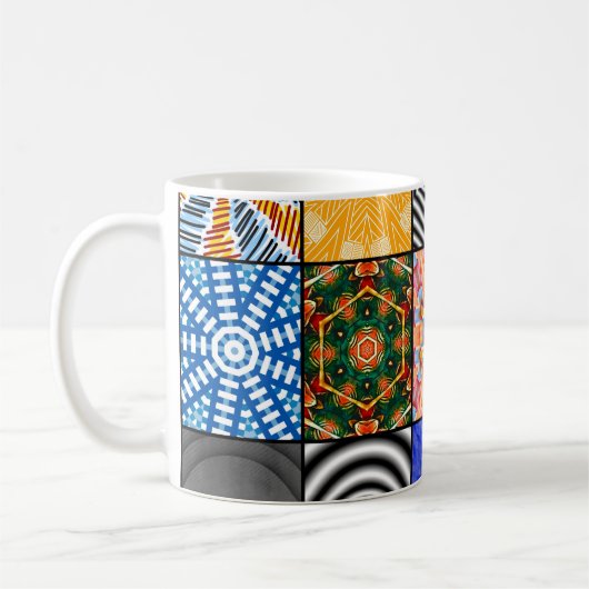abstrakte Hintergrundabstrakte, schöne Farbe Kaffeetasse (Links)