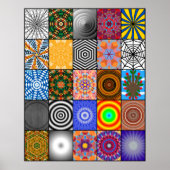 abstrakte Hintergrundabstrakte, schöne Farbe Poster (Vorne)