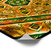 abstrakte Hintergrundabstrakte, schöne Farbe Poster (Ecke)