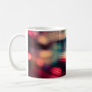 abstrakte Hintergrundbeleuchtung mit schweißgedämp Kaffeetasse