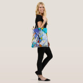 abstrakte Hintergrunddarstellung mit Strichen, sp Tasche (Am Model)