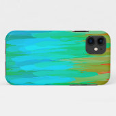 Abstrakte Hintergrundfarbe für blaue Töne Case-Mate iPhone Hülle (Rückseite (Horizontal))