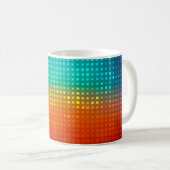 Abstrakte Hintergrundfarbe für Fußball oder Fußbal Kaffeetasse (VorderseiteRechts)