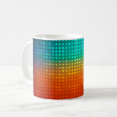 Abstrakte Hintergrundfarbe für Fußball oder Fußbal Kaffeetasse (Vorderseite Links)