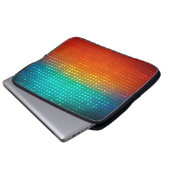 Abstrakte Hintergrundfarbe für Fußball oder Fußbal Laptopschutzhülle (Vorne Knopf)