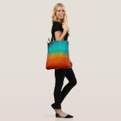 Abstrakte Hintergrundfarbe für Fußball oder Fußbal Tasche (Am Model)