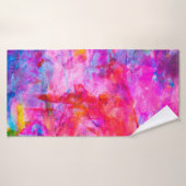 Abstrakte Hintergrundfarbe, Hintergrund, Pai Badehandtuch (Badehandtuch)