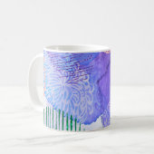 Abstrakte Hintergrundfarbe Kaffeetasse (Vorderseite Links)