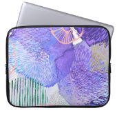 Abstrakte Hintergrundfarbe Laptopschutzhülle (Vorderseite)