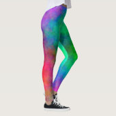 Abstrakte Hintergrundfarbe Leggings (Rechts)