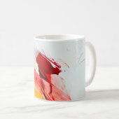 abstrakte Hintergrundfarbe, Pinsel, abstrakt,st Kaffeetasse (VorderseiteRechts)