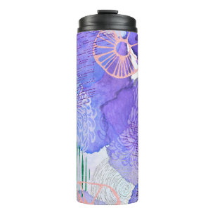 Abstrakte Hintergrundfarbe Thermosbecher