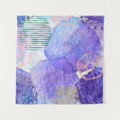 Abstrakte Hintergrundfarbe Wandteppich (Vorderseite (Horizontal))