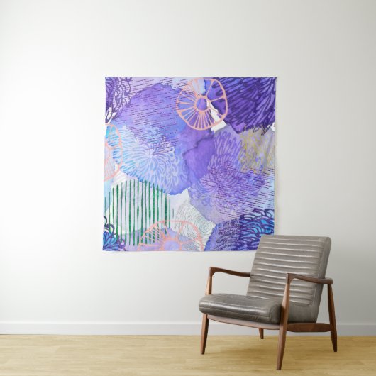 Abstrakte Hintergrundfarbe Wandteppich (Beispiel)