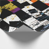 abstrakte Hintergrundkomposition mit Strichen, Spl Geschenkpapier (Ecke)