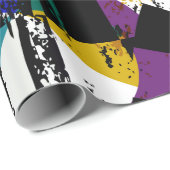 abstrakte Hintergrundkomposition mit Strichen, Spl Geschenkpapier (Rolleneckpunkt)