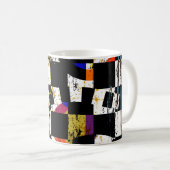 abstrakte Hintergrundkomposition mit Strichen, Spl Kaffeetasse (VorderseiteRechts)