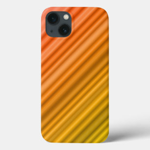 Abstrakte Hintergrundorange iPhone 13 Hülle
