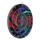 Abstrakte Hintergrundspiralen Soft I Dartscheibe (Vorderseite Links)