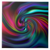 Abstrakte Hintergrundspiralen Soft I Fliese (Vorderseite)