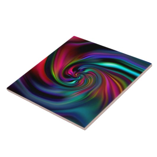 Abstrakte Hintergrundspiralen Soft I Fliese (Seite)