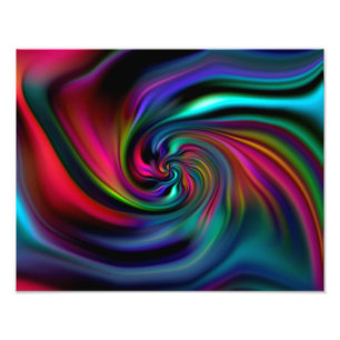 Abstrakte Hintergrundspiralen Soft I Fotodruck