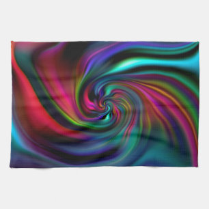 Abstrakte Hintergrundspiralen Soft I Geschirrtuch