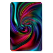 Abstrakte Hintergrundspiralen Soft I Magnet (Vertikal)